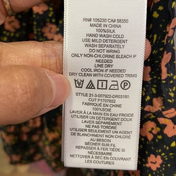 Equipment Guitan Silk dress size XL - Picture 11 of 12